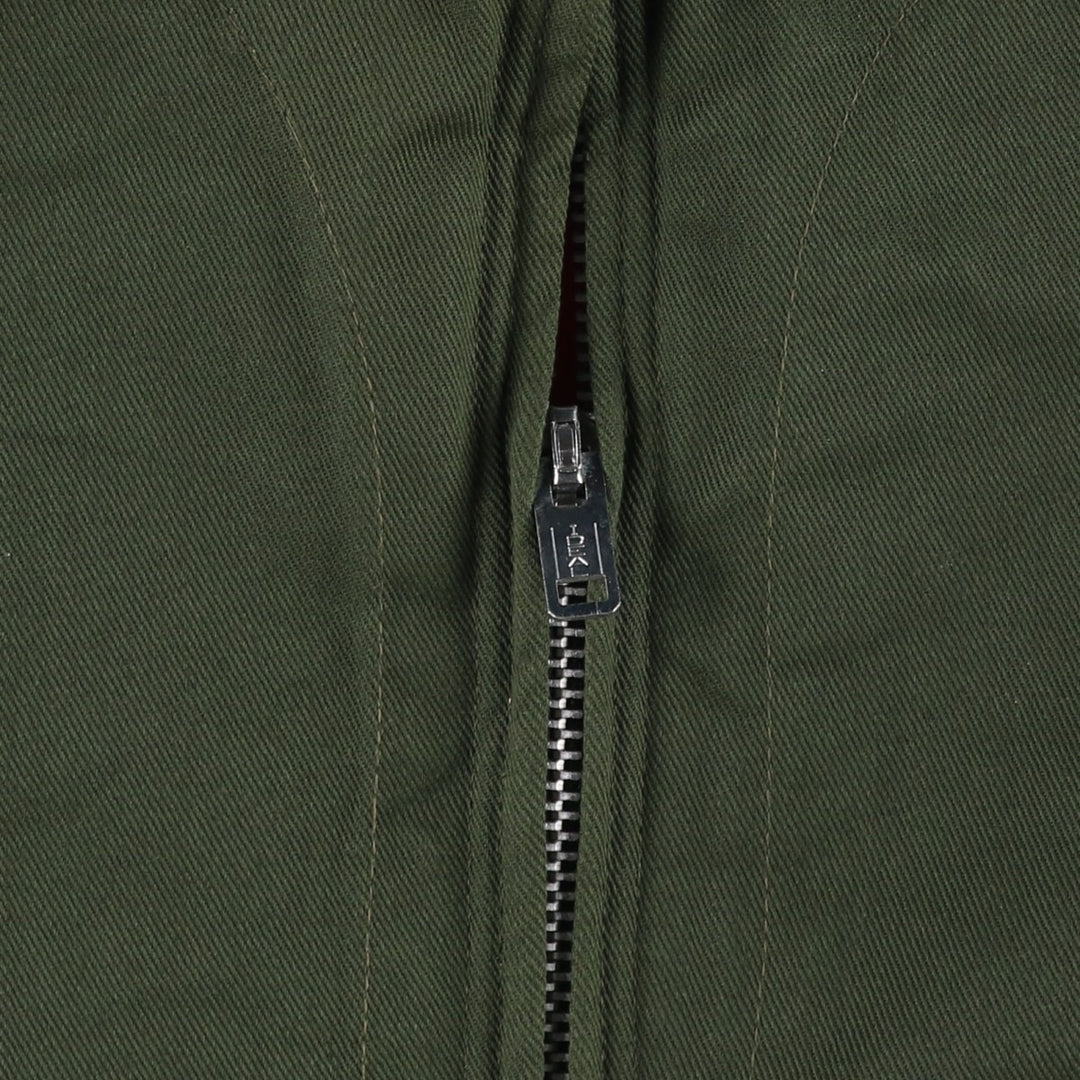70'S Key Imperial padded work jacket, made in USA, men's size L equivalent, vintage. polyester Khaki type Vintage Second Hand