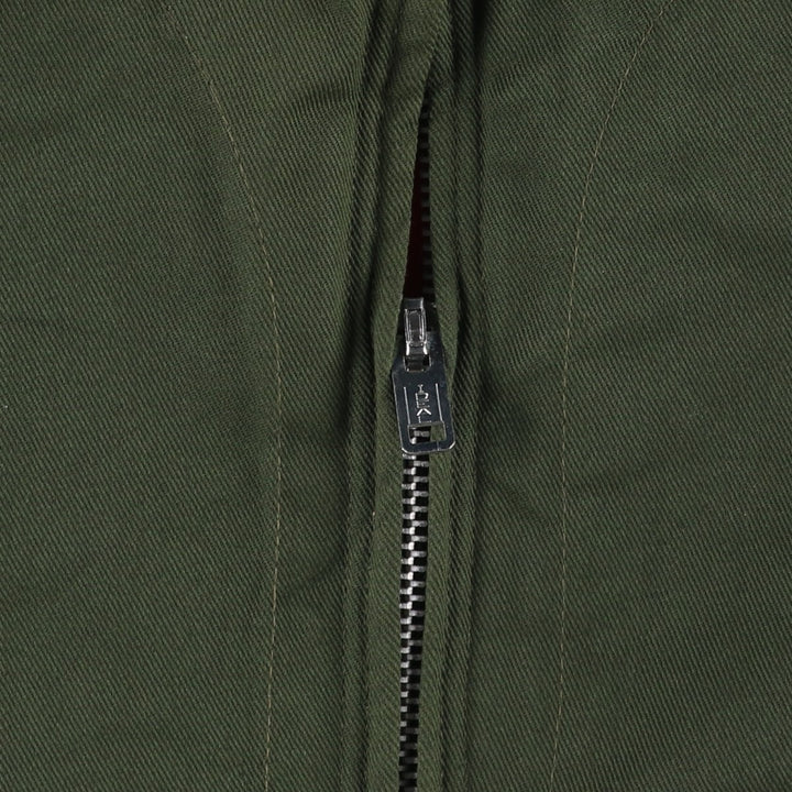 70'S Key Imperial padded work jacket, made in USA, men's size L equivalent, vintage. polyester Khaki type Vintage Second Hand