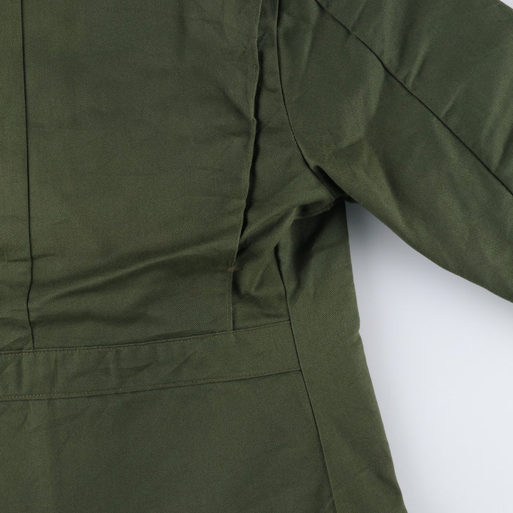70'S Key Imperial padded work jacket, made in USA, men's size L equivalent, vintage. polyester Khaki type Vintage Second Hand