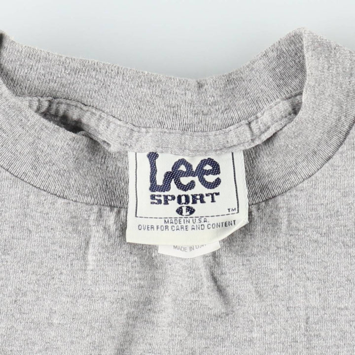90'S Lee SPORT NBA CHICAGOBULLS Sports Print T-Shirt, Made in USA, Men's Size L (approx.), Vintage cotton gray type Vintage Second Hand
