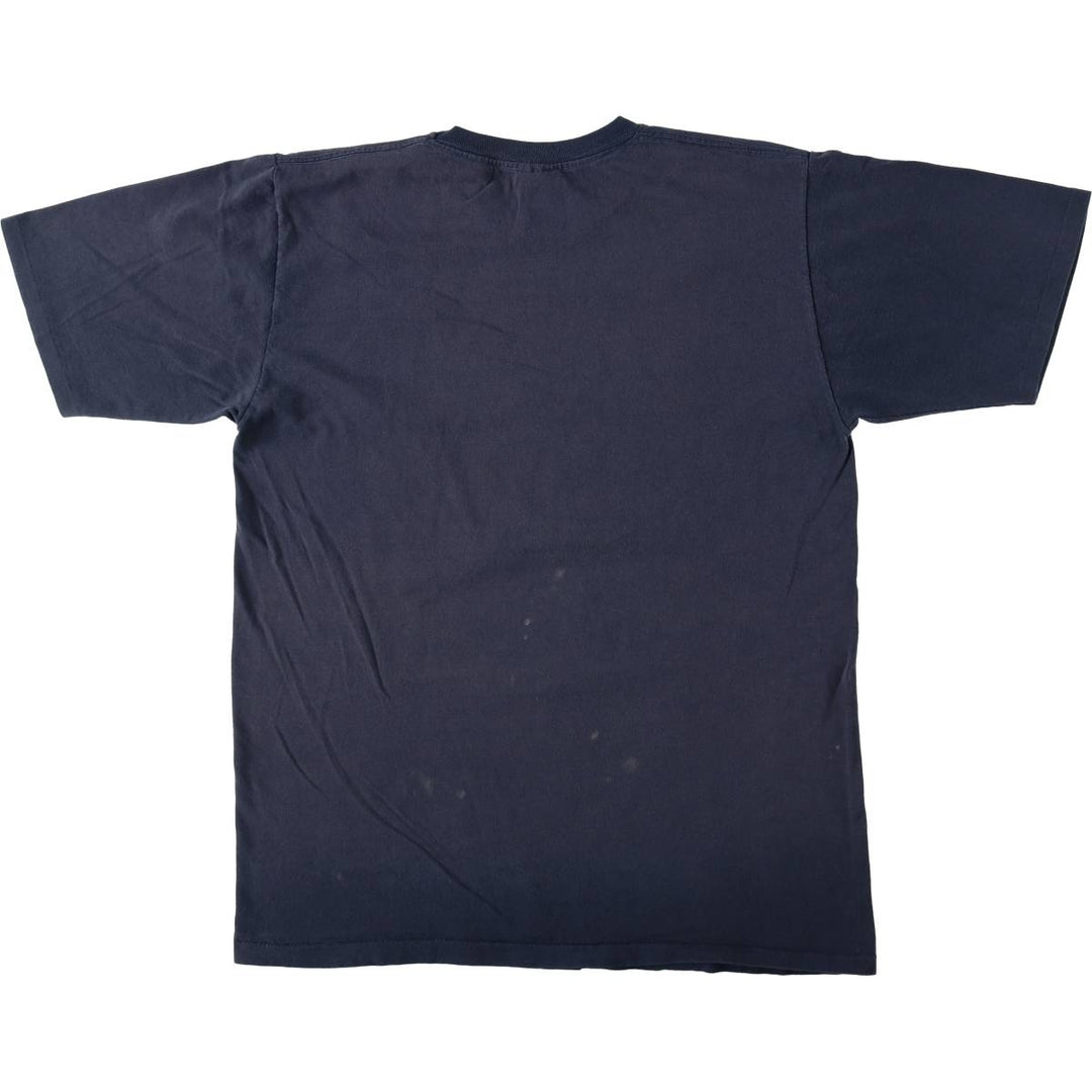 90'S JOSTENS MLB NEW YORK YANKEES Sports Print T-Shirt, Made in USA, Men's Size L (approx.), Vintage cotton black type Vintage Second Hand