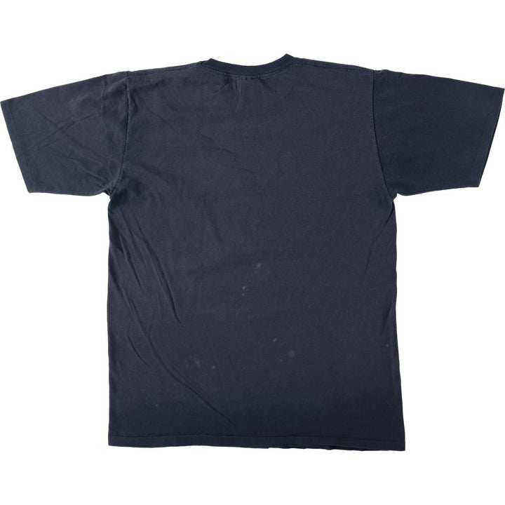90'S JOSTENS MLB NEW YORK YANKEES Sports Print T-Shirt, Made in USA, Men's Size L (approx.), Vintage cotton black type Vintage Second Hand