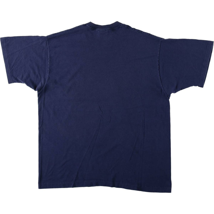 90s-00'S PRO PLAYER MLB NEW YORK YANKEES Logo Print T-Shirt, Made in USA, Men's XL (approx.) cotton navy blue type Vintage Second Hand