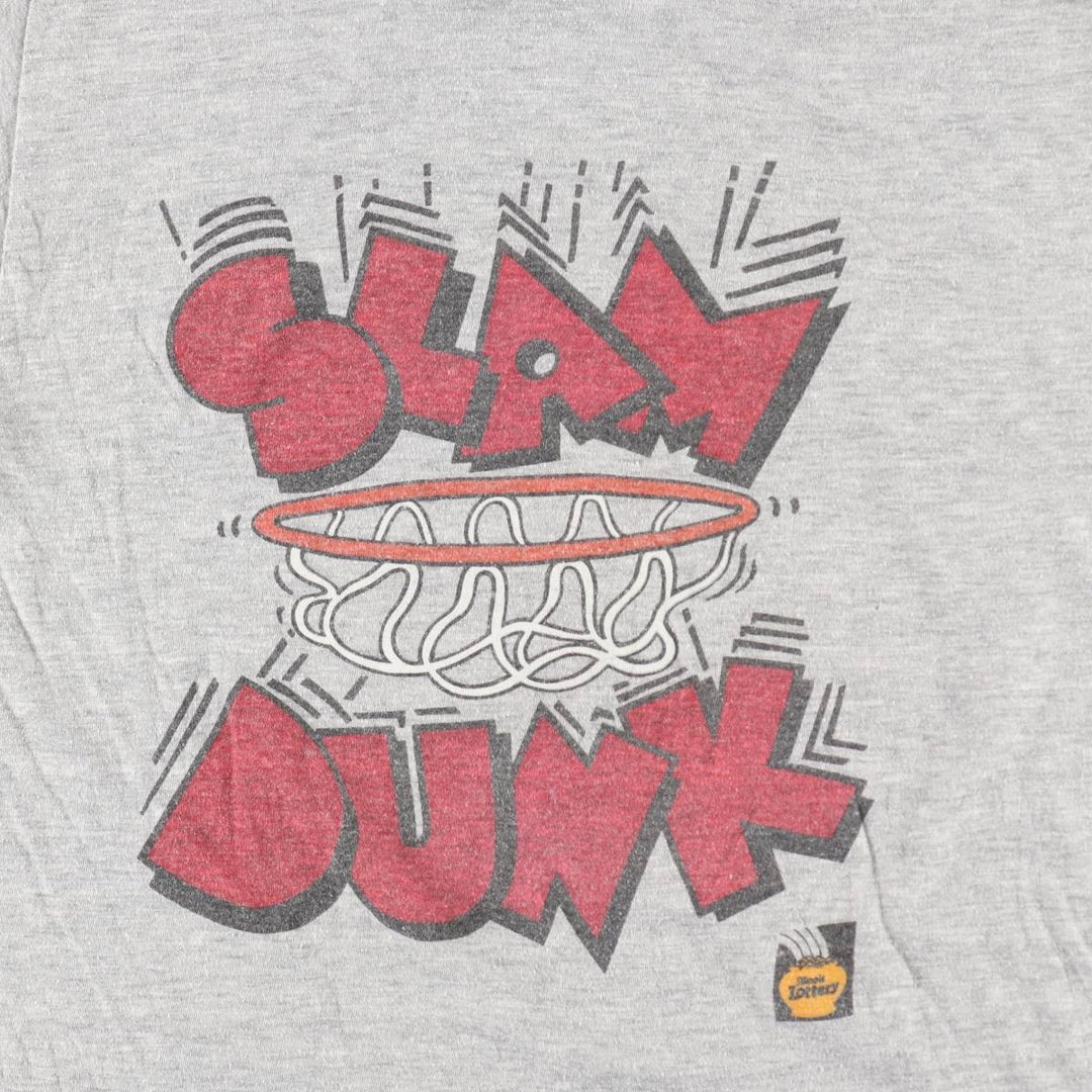 90'S SALEM NBA CHICAGOBULLS SLUM DUNK sports print T-shirt, men's size XL (approx.) cotton gray type Vintage Second Hand