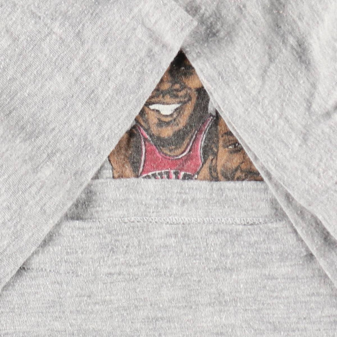 90'S SALEM NBA CHICAGOBULLS SLUM DUNK sports print T-shirt, men's size XL (approx.) cotton gray type Vintage Second Hand