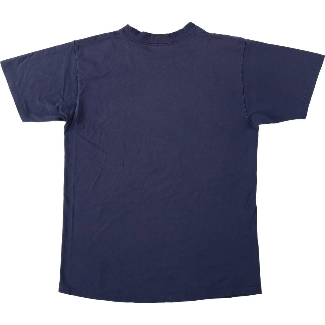 90'S NUTMEG MLB NEW YORK YANKEES Sports Print T-Shirt, Made in USA, Men's Size S (Equivalent), Vintage unclear navy blue type Vintage Second Hand