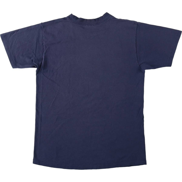 90'S NUTMEG MLB NEW YORK YANKEES Sports Print T-Shirt, Made in USA, Men's Size S (Equivalent), Vintage unclear navy blue type Vintage Second Hand