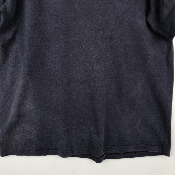 90'S HOME TEAM MLB New York Yankees Sports Print T-Shirt, Made in USA, Men's Size L (Equivalent), Vintage cotton navy blue type Vintage Second Hand