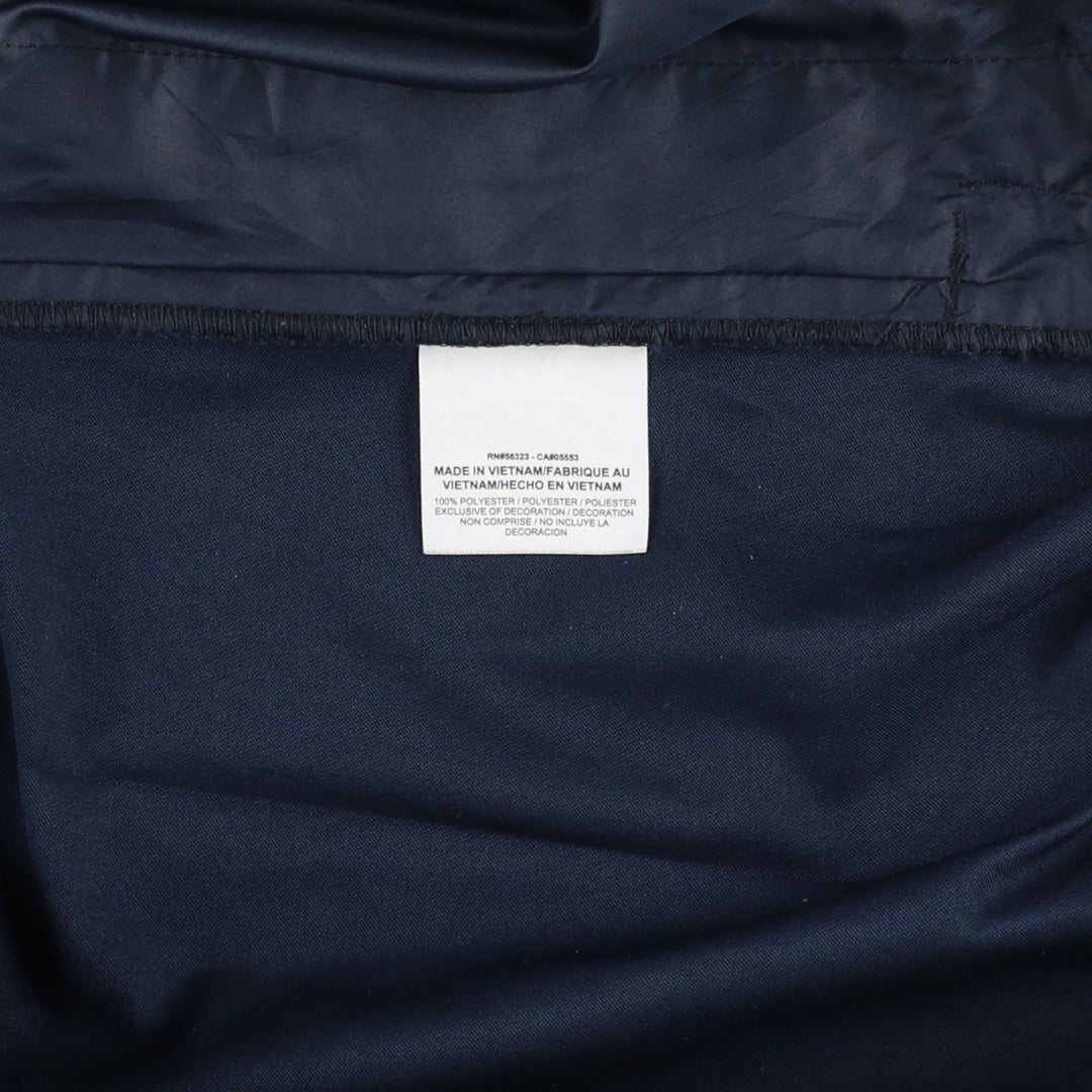 2000'S Nike Golf V-neck warm-up pullover, men's size XL polyester navy blue type Vintage Second Hand