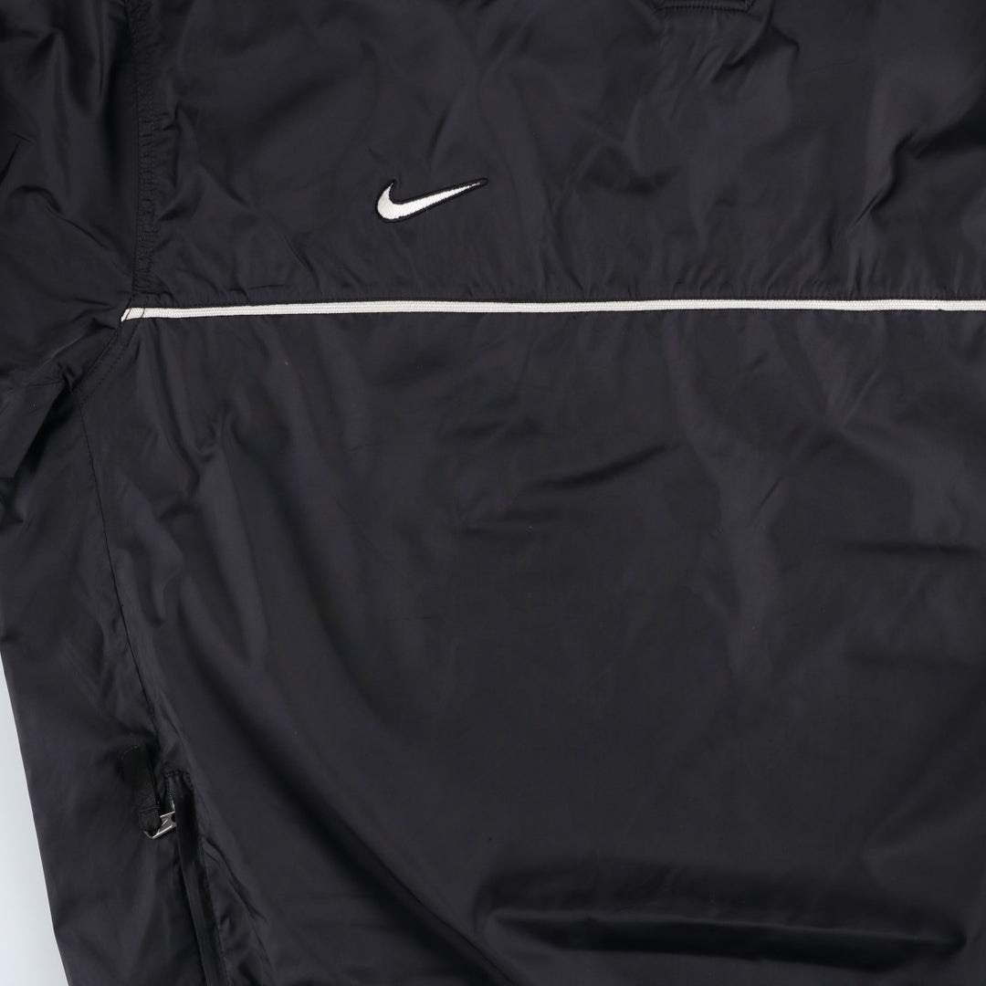 ~2000'S Nike Team V-neck Warm-up Pullover, Men's Size L (approx.) polyester black type Vintage Second Hand