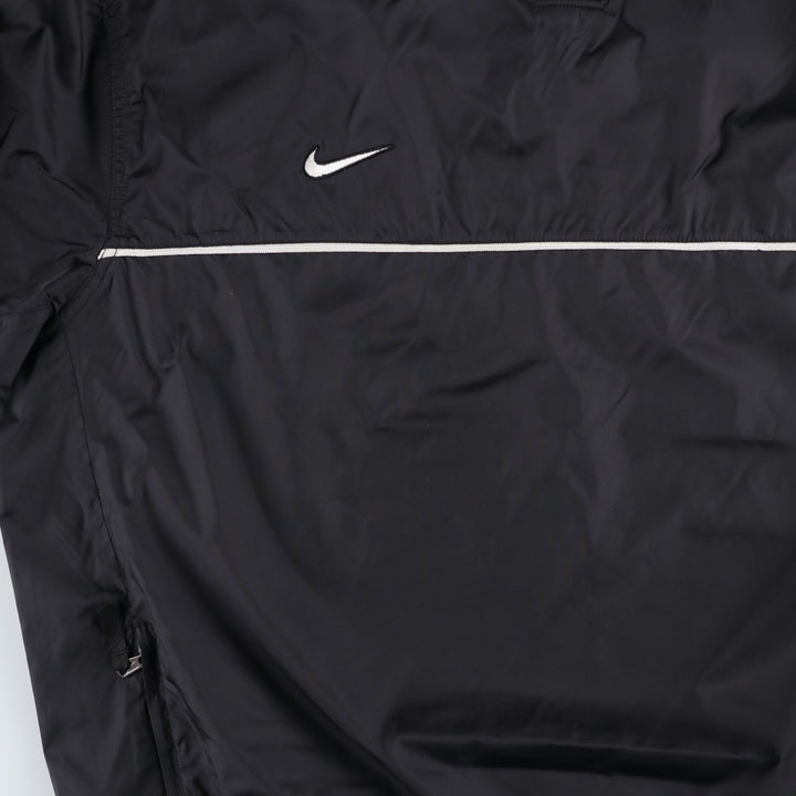 ~2000'S Nike Team V-neck Warm-up Pullover, Men's Size L (approx.) polyester black type Vintage Second Hand