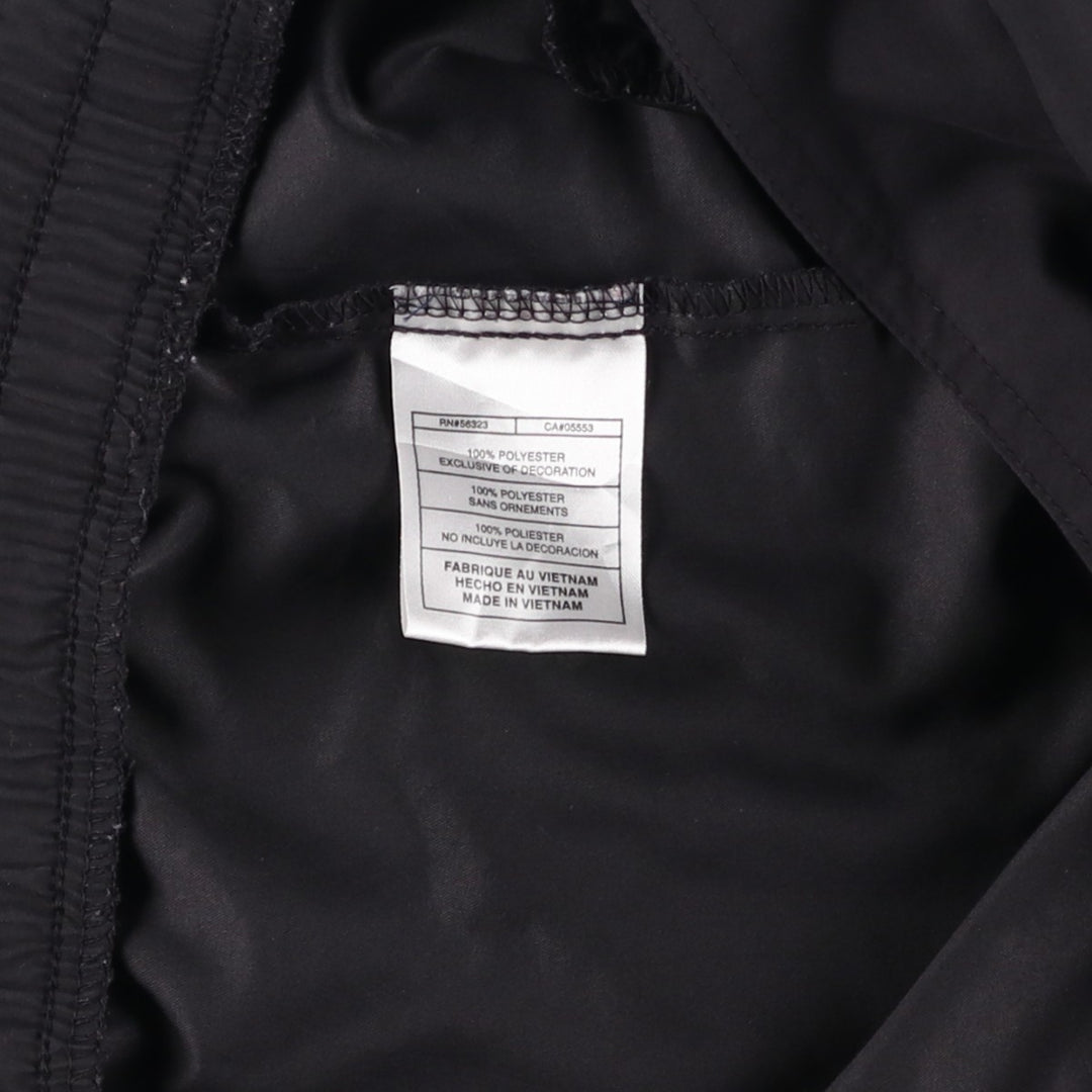 2000'S Nike V-neck Warm-up Pullover, Men's Size XL (approx.) polyester black type Vintage Second Hand