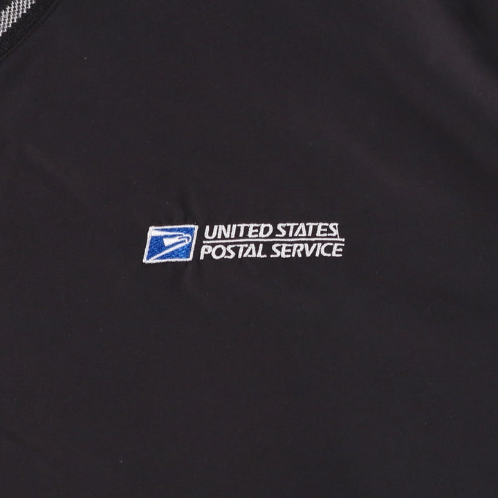 2000'S Nike V-neck Warm-up Pullover, Men's Size XL (approx.) polyester black type Vintage Second Hand