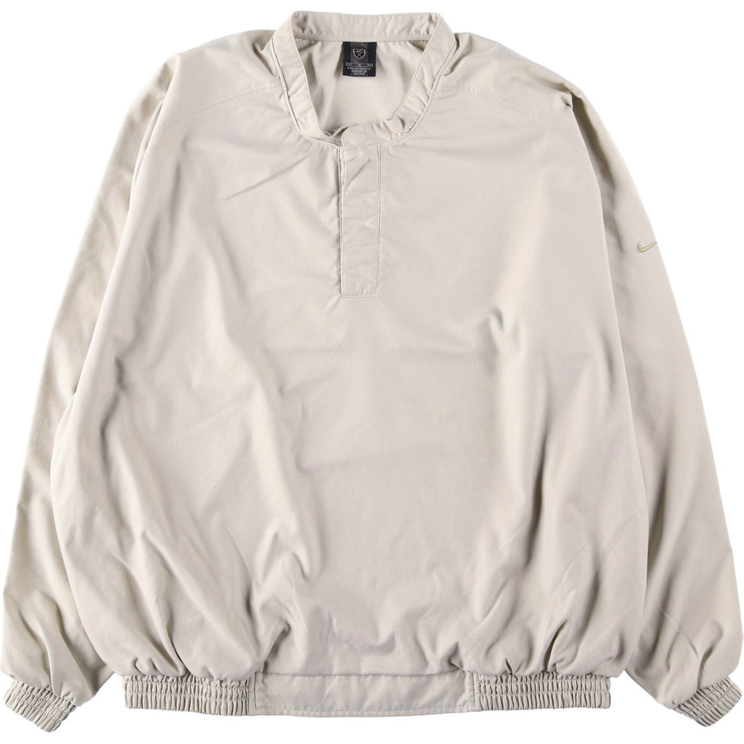 2000'S Nike Half-Button Nylon Pullover, Men's Size XL (approx.) polyester unbleached Vintage Second Hand