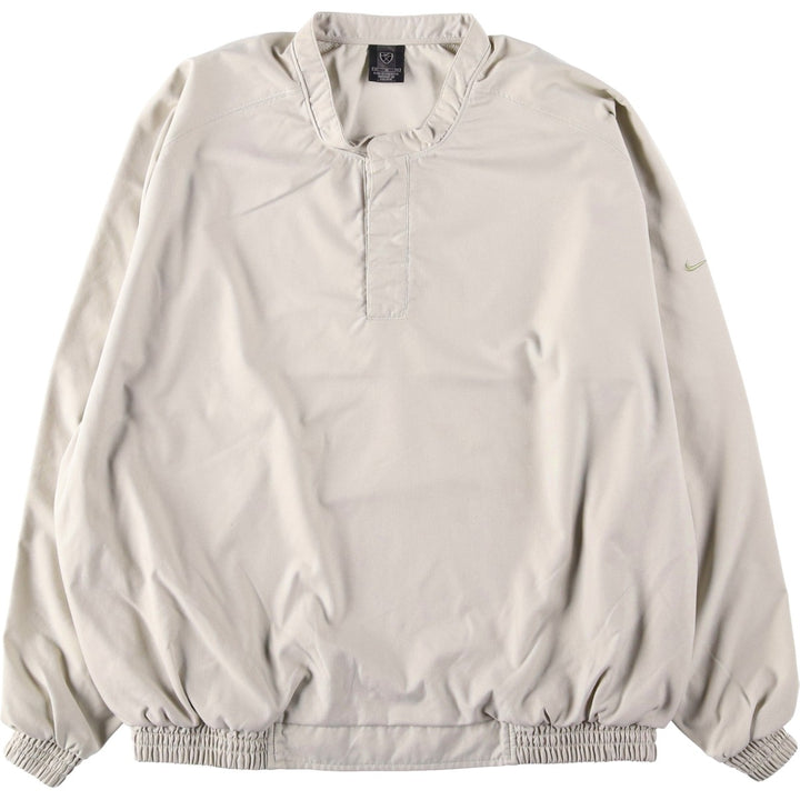 2000'S Nike Half-Button Nylon Pullover, Men's Size XL (approx.) polyester unbleached Vintage Second Hand