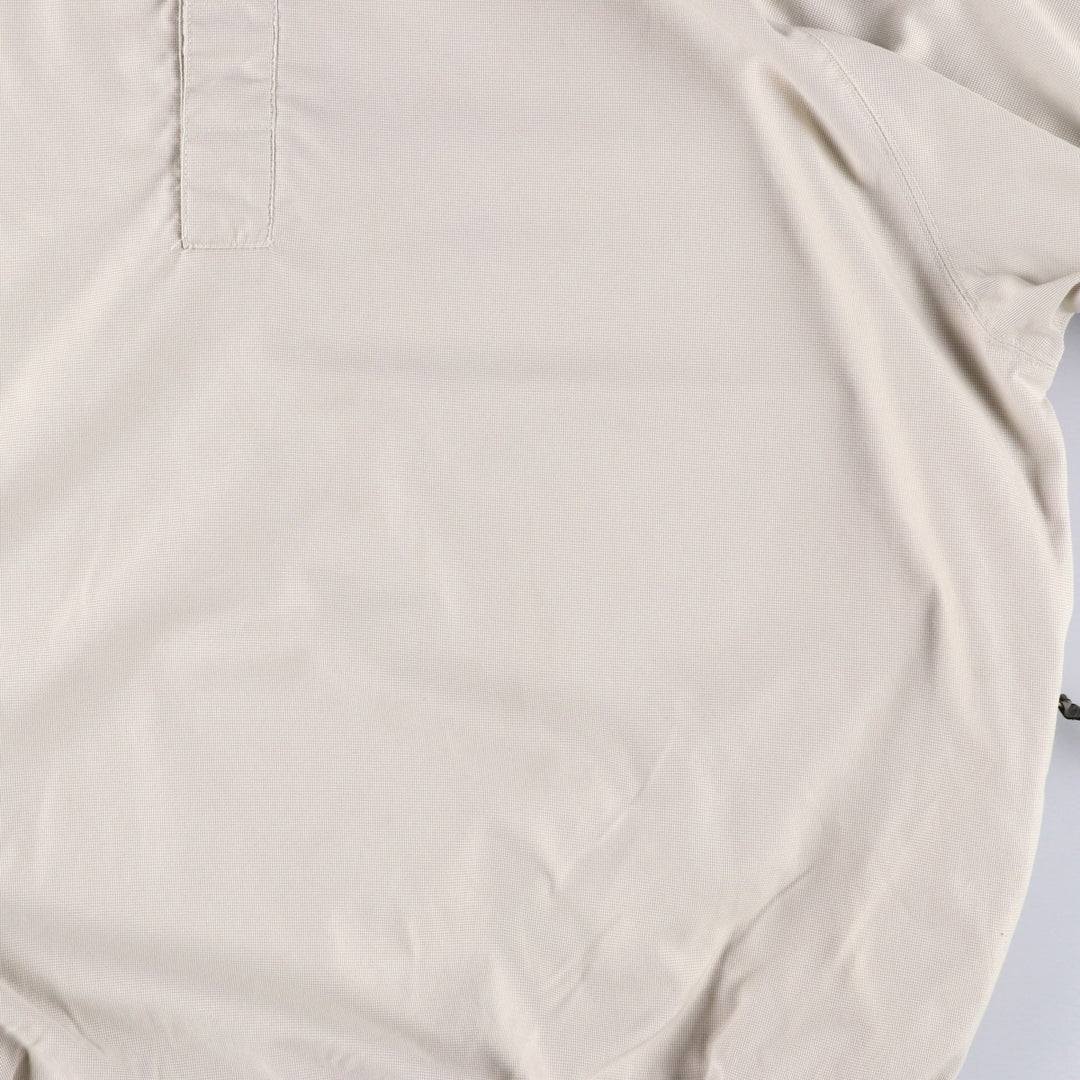 2000'S Nike Half-Button Nylon Pullover, Men's Size XL (approx.) polyester unbleached Vintage Second Hand