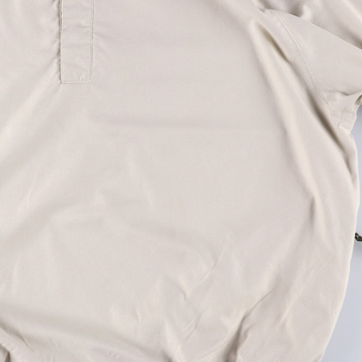 2000'S Nike Half-Button Nylon Pullover, Men's Size XL (approx.) polyester unbleached Vintage Second Hand