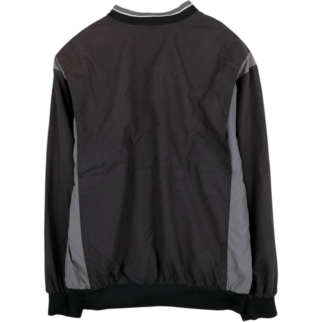 Nike Golf V-neck warm-up pullover, men's size L polyester black type Vintage Second Hand