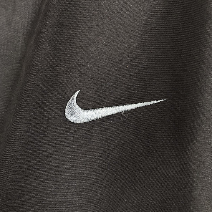 Nike Golf V-neck warm-up pullover, men's size L polyester black type Vintage Second Hand