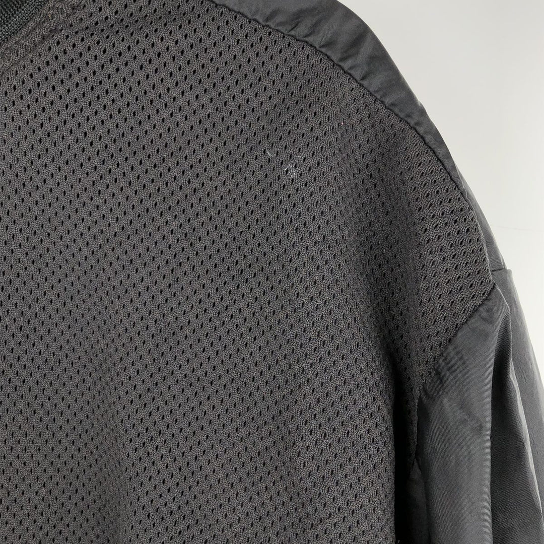 Nike Golf V-neck warm-up pullover, men's size L polyester black type Vintage Second Hand