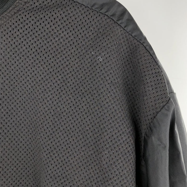 Nike Golf V-neck warm-up pullover, men's size L polyester black type Vintage Second Hand