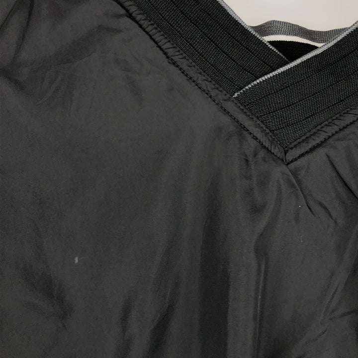 Nike Golf V-neck warm-up pullover, men's size L polyester black type Vintage Second Hand