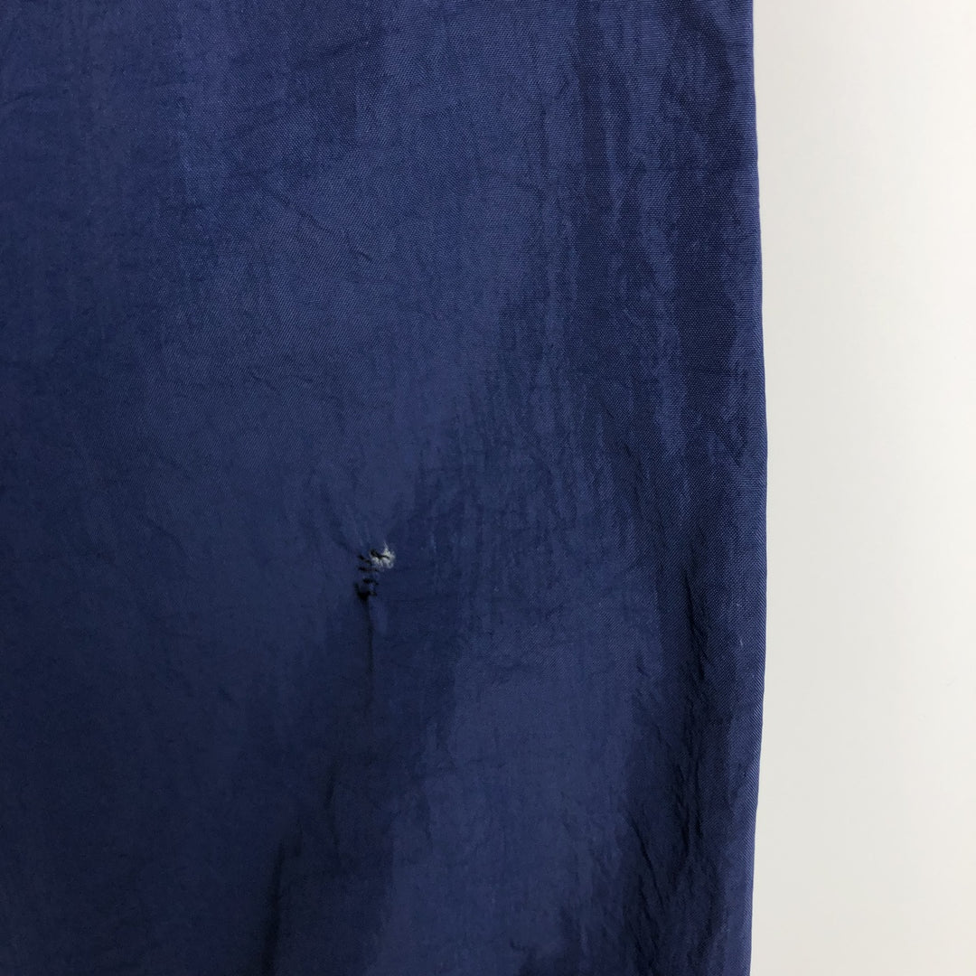 90'S Nike V-neck nylon pullover, men's size L (approx.) Nylon navy blue type Vintage Second Hand