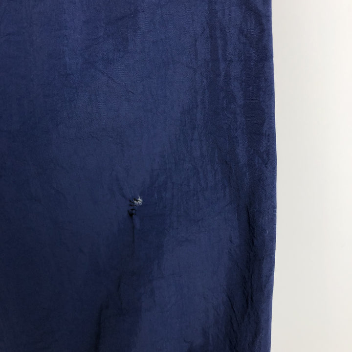 90'S Nike V-neck nylon pullover, men's size L (approx.) Nylon navy blue type Vintage Second Hand