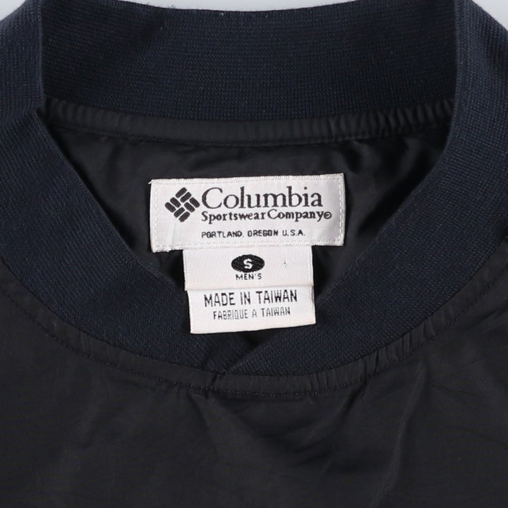2000'S Columbia PACKABLE V-neck Warm-up Pullover, Men's Size S (approx.) polyester black type Vintage Second Hand