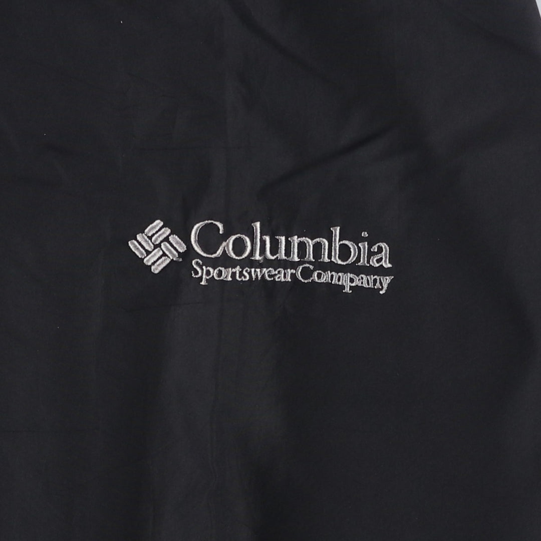 2000'S Columbia PACKABLE V-neck Warm-up Pullover, Men's Size S (approx.) polyester black type Vintage Second Hand