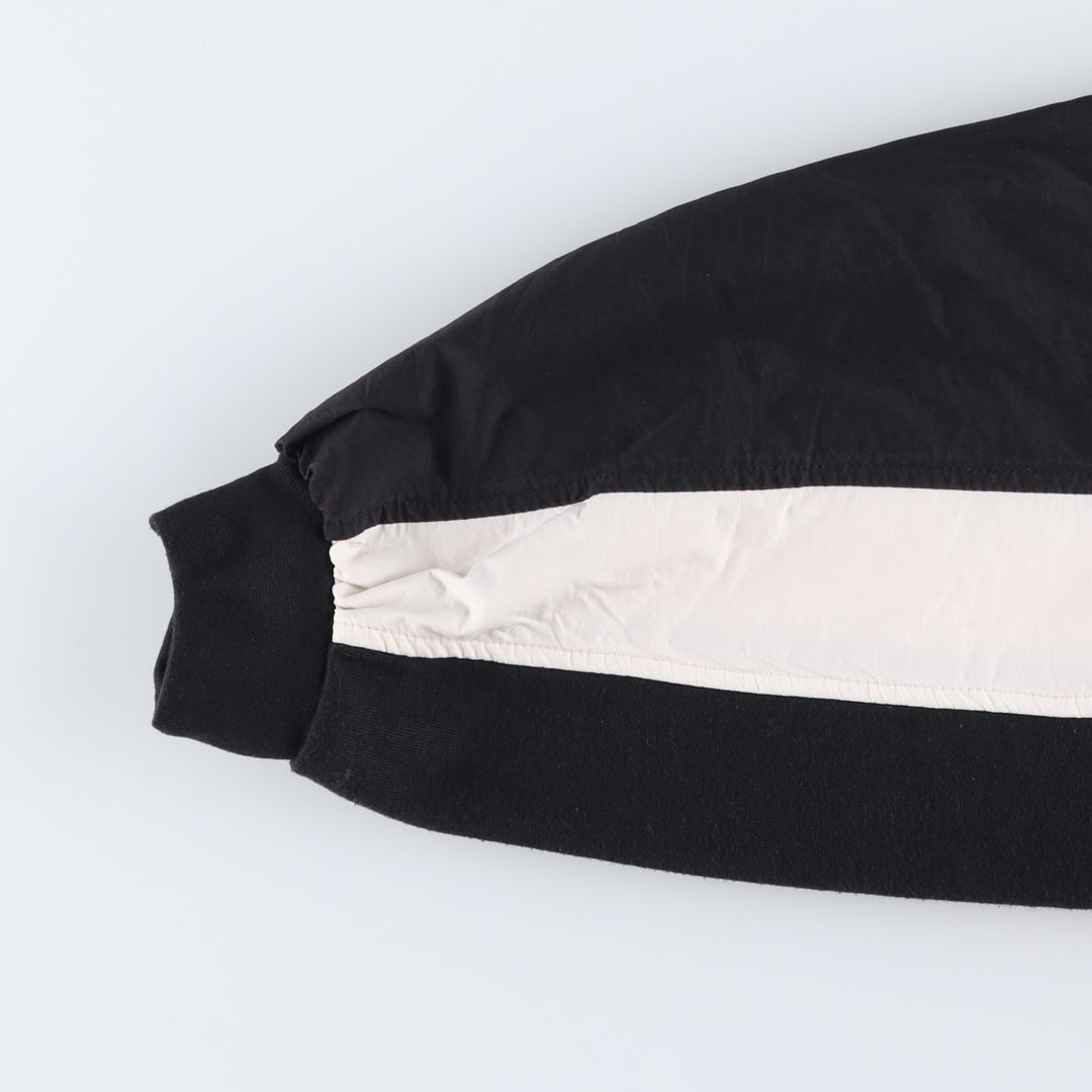 Vintage 90'S adidas V-neck warm-up pullover, size M, men's unclear black type Vintage Second Hand