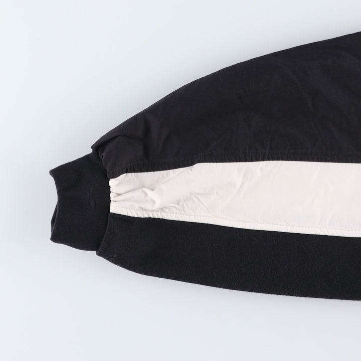 Vintage 90'S adidas V-neck warm-up pullover, size M, men's unclear black type Vintage Second Hand