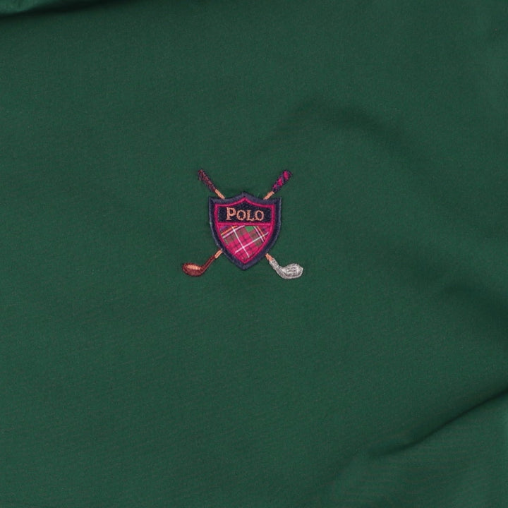 Ralph Lauren POLO GOLF Warm-up Pullover, Men's XXL equivalent. polyester green type Vintage Second Hand