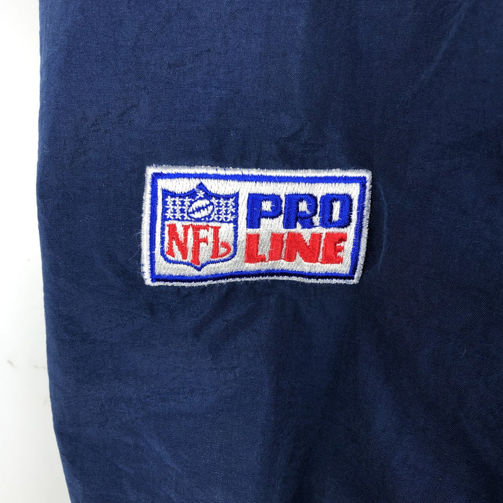 90'S Starter NFL Dallas Cowboys V-neck Reversible Nylon Pullover (Men's XL equivalent) Nylon navy blue type Vintage Second Hand