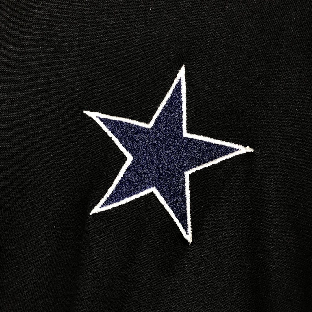 90'S Starter NFL Dallas Cowboys V-neck Reversible Nylon Pullover (Men's XL equivalent) Nylon navy blue type Vintage Second Hand