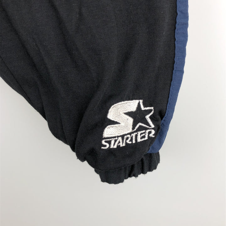 90'S Starter NFL Dallas Cowboys V-neck Reversible Nylon Pullover (Men's XL equivalent) Nylon navy blue type Vintage Second Hand