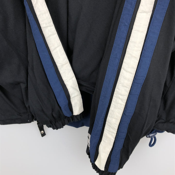 90'S Starter NFL Dallas Cowboys V-neck Reversible Nylon Pullover (Men's XL equivalent) Nylon navy blue type Vintage Second Hand