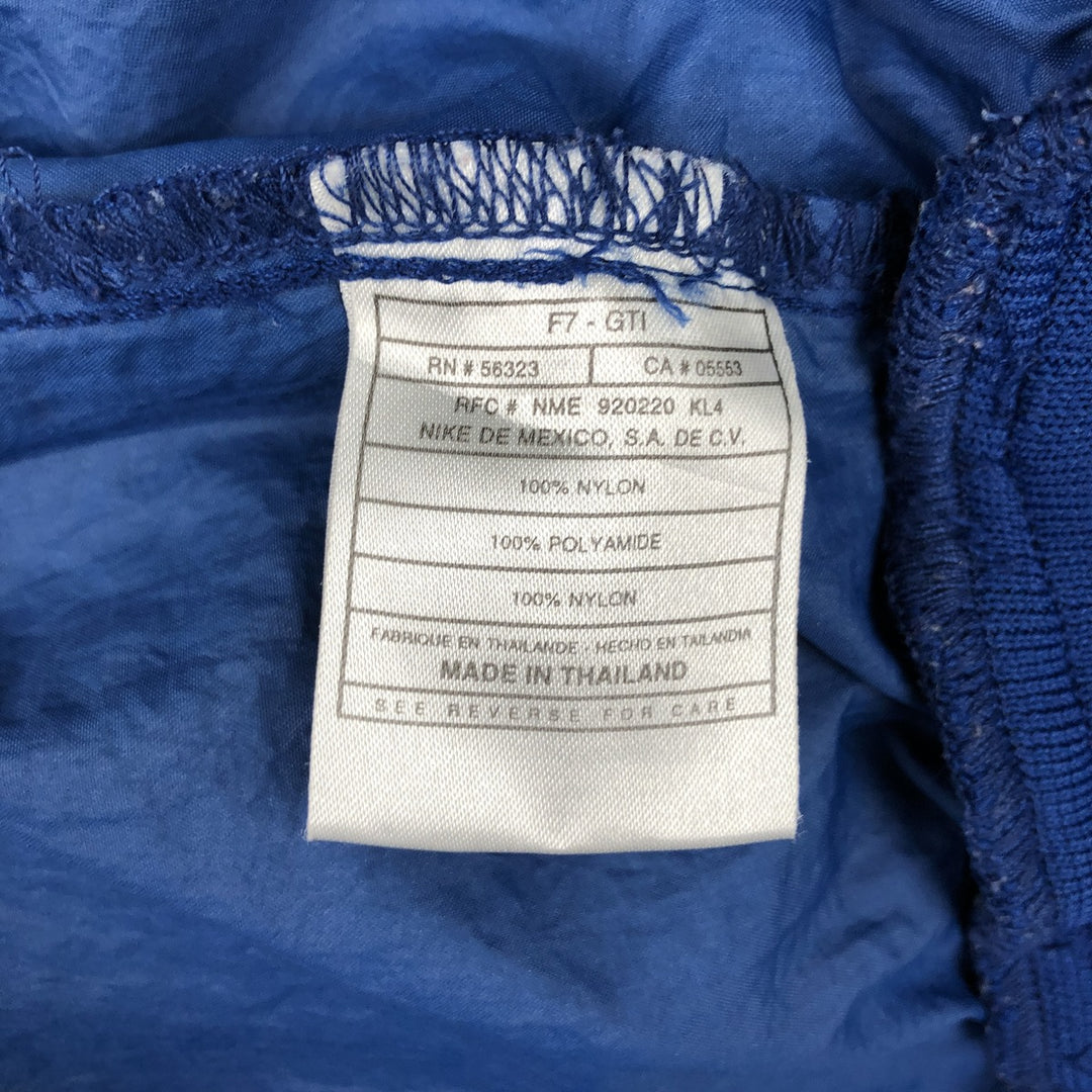 90'S Nike NIKE Large Logo Nylon Pullover Men's XL Equivalent Vintage Nylon Blue type light blue Vintage Second Hand