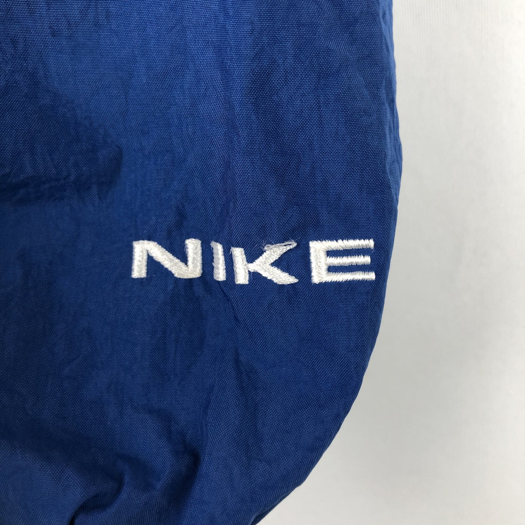 90'S Nike NIKE Large Logo Nylon Pullover Men's XL Equivalent Vintage Nylon Blue type light blue Vintage Second Hand