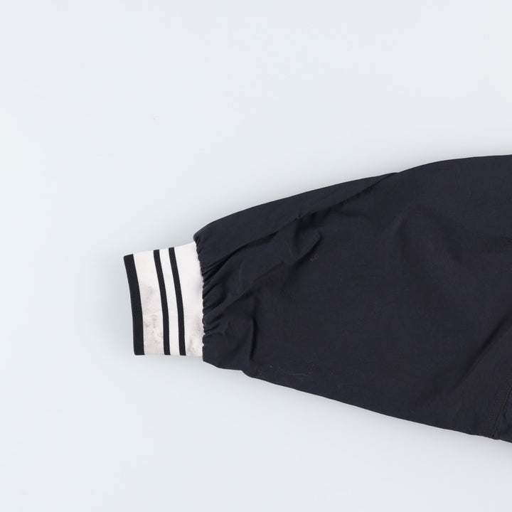 90'S Nike Back Logo Half-Zip Nylon Pullover, Men's XXL Equivalent, Vintage Nylon navy blue type Vintage Second Hand