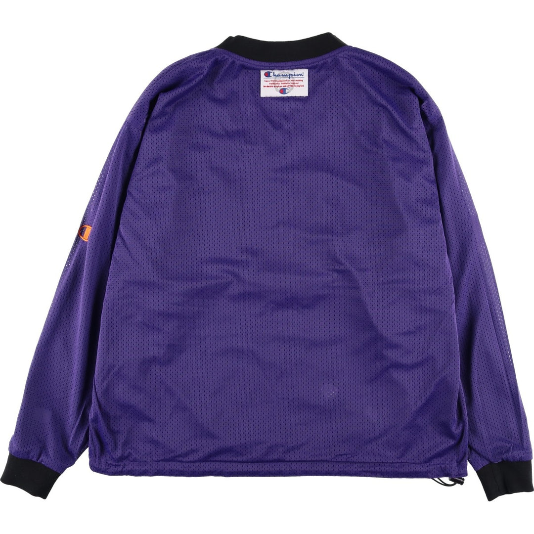 90'S Champion NBA Phoenix Suns Reversible V-Neck Warm-Up Pullover (Men's XL equivalent) unclear black type Vintage Second Hand