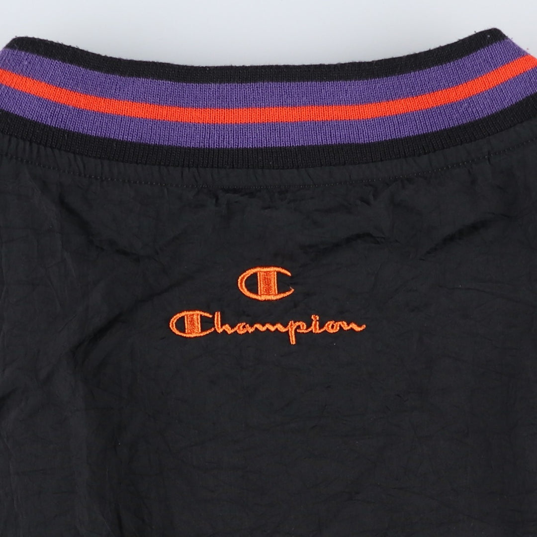 90'S Champion NBA Phoenix Suns Reversible V-Neck Warm-Up Pullover (Men's XL equivalent) unclear black type Vintage Second Hand
