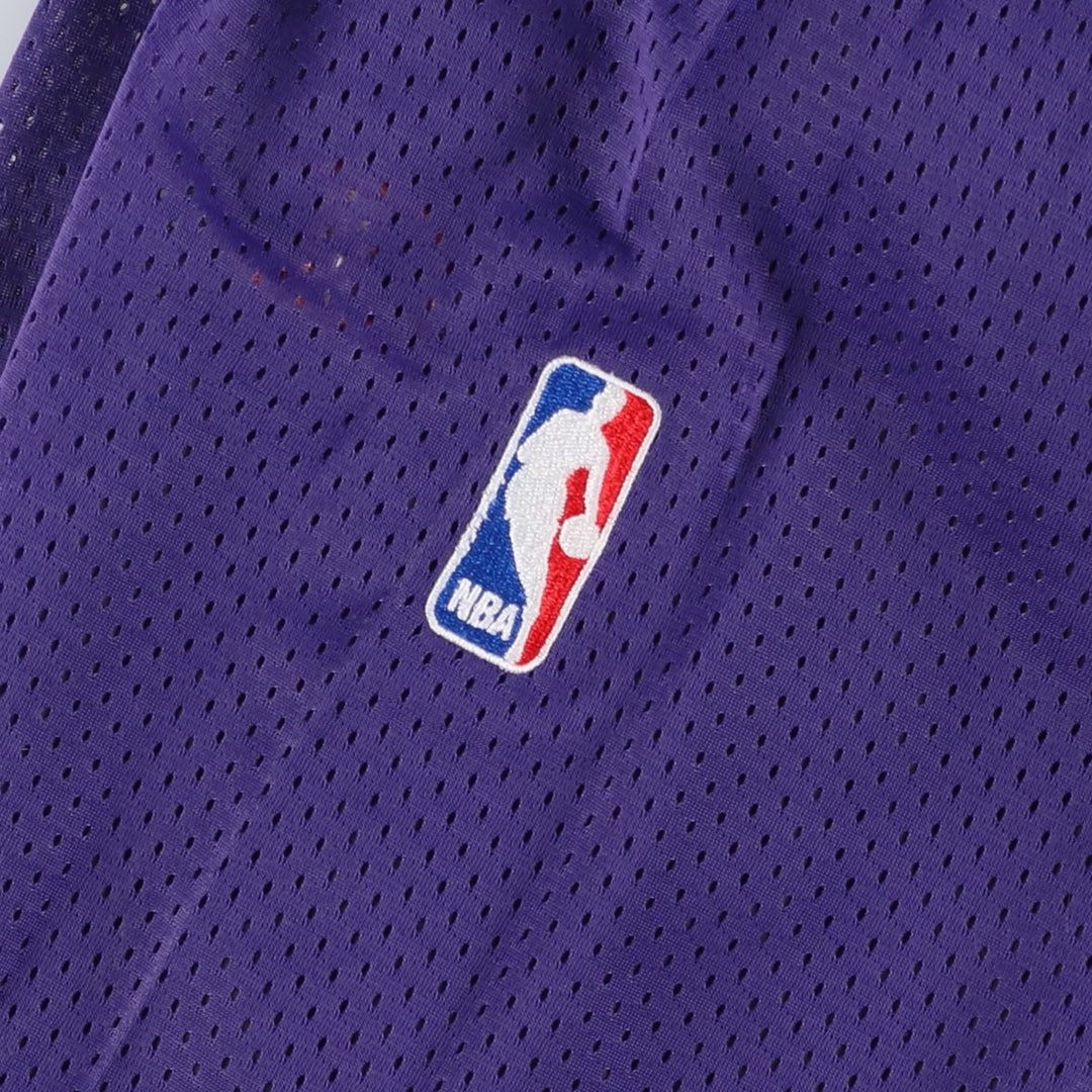 90'S Champion NBA Phoenix Suns Reversible V-Neck Warm-Up Pullover (Men's XL equivalent) unclear black type Vintage Second Hand