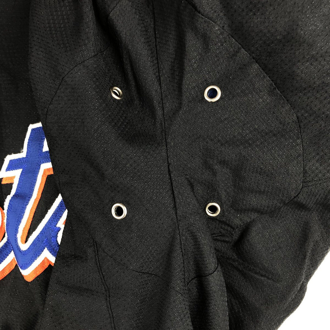 90'S Majestic MLB New York Mets Half-Zip Nylon Pullover (Men's Size M) Nylon black type Vintage Second Hand