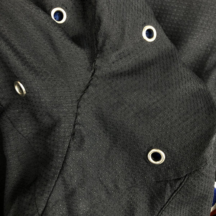 90'S Majestic MLB New York Mets Half-Zip Nylon Pullover (Men's Size M) Nylon black type Vintage Second Hand