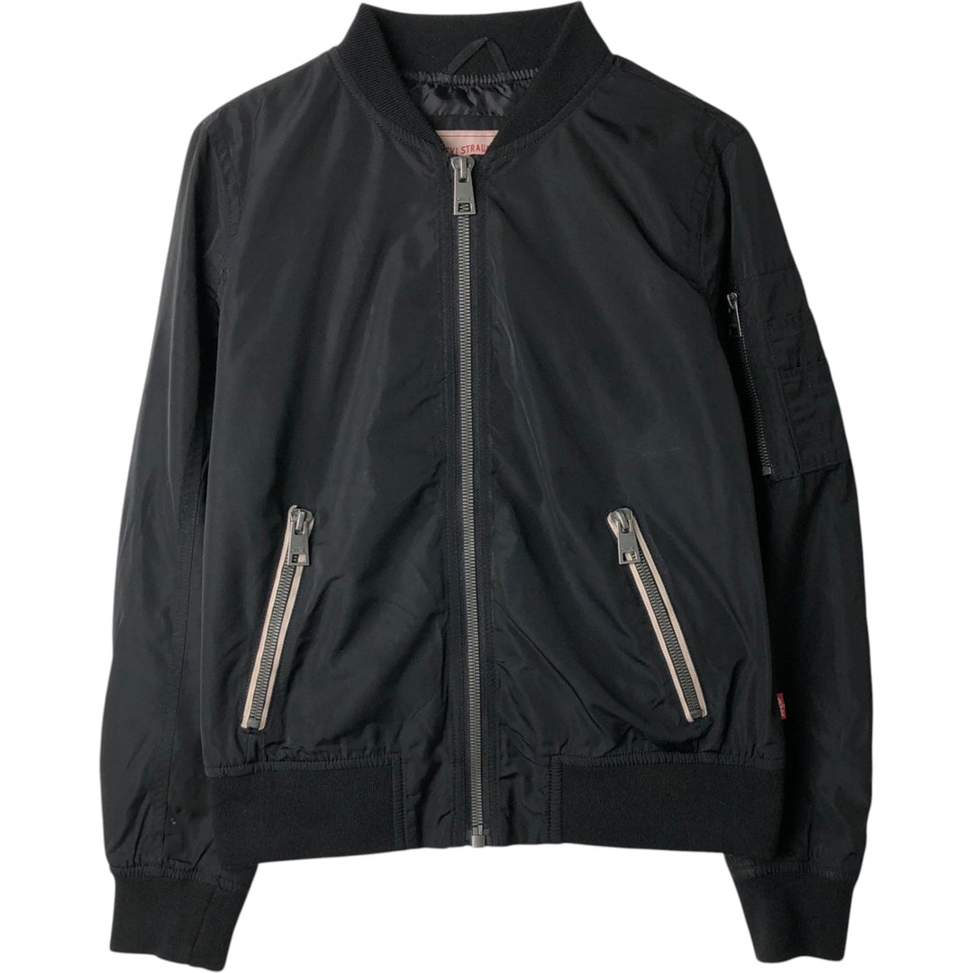 Levi's windbreaker, men's size S (equivalent to size S) polyester black type Vintage Second Hand