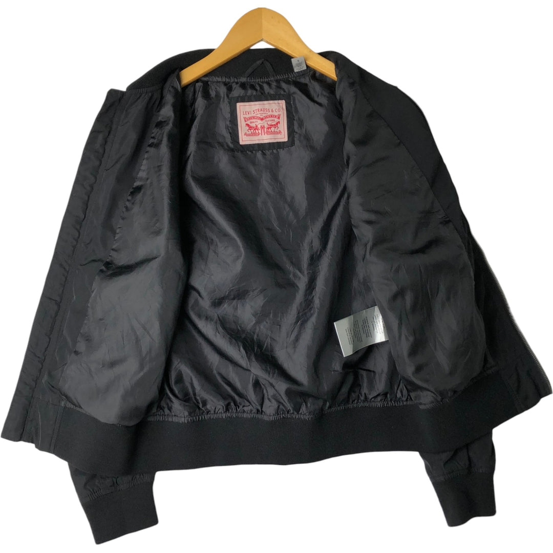 Levi's windbreaker, men's size S (equivalent to size S) polyester black type Vintage Second Hand