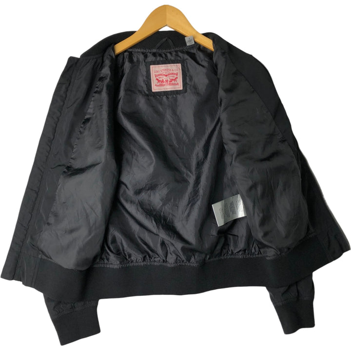Levi's windbreaker, men's size S (equivalent to size S) polyester black type Vintage Second Hand