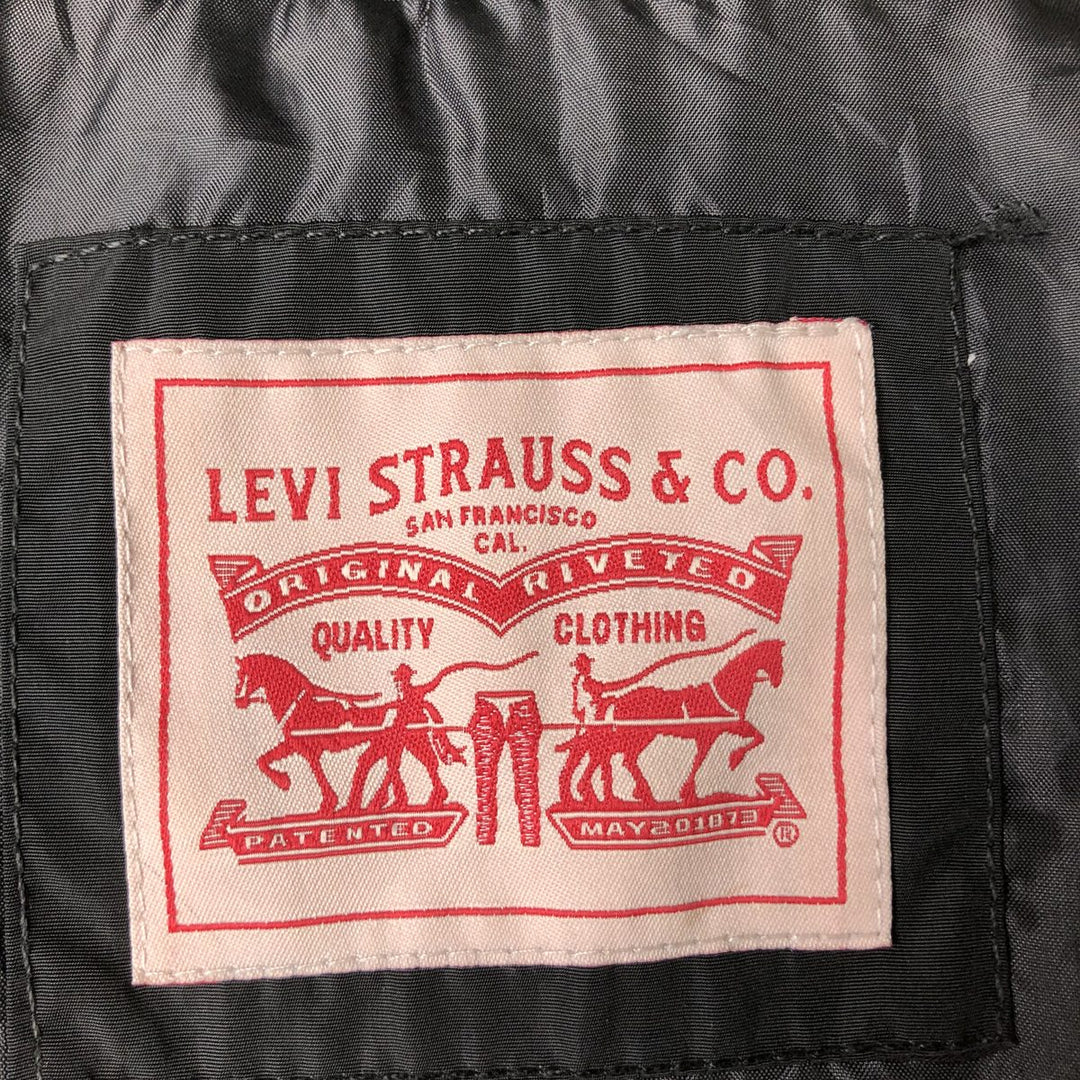 Levi's windbreaker, men's size S (equivalent to size S) polyester black type Vintage Second Hand