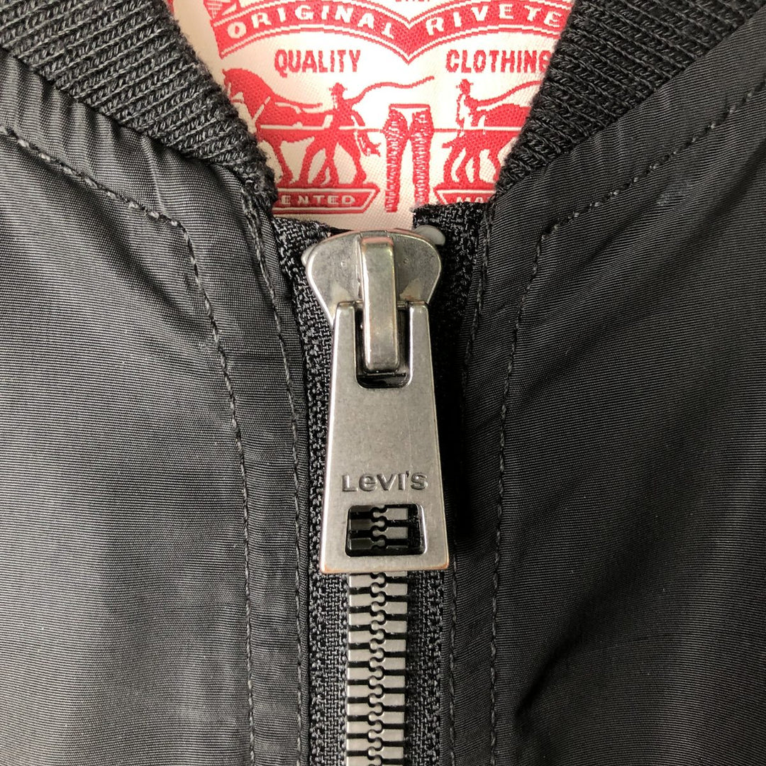 Levi's windbreaker, men's size S (equivalent to size S) polyester black type Vintage Second Hand